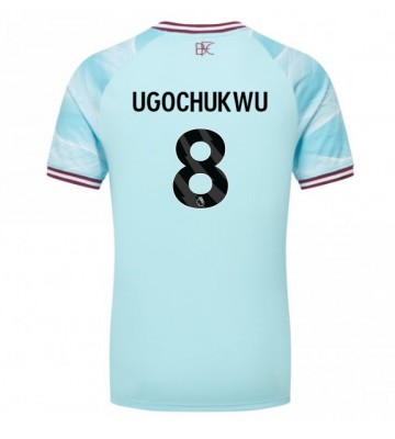 Burnley Lesley Ugochukwu #8 Udebanetrøje 2025-26 Kortærmet